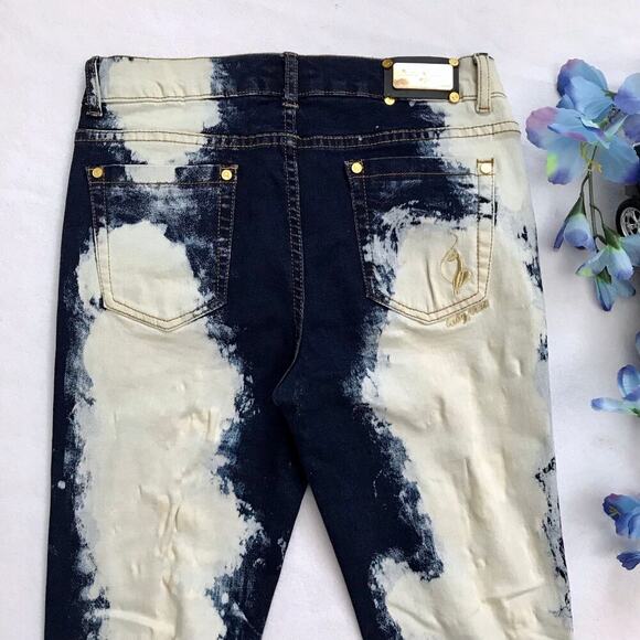 Baby Phat NWOT Distressed Skinny Jeans Juniors/Women 5/6 - Picture 7 of 9